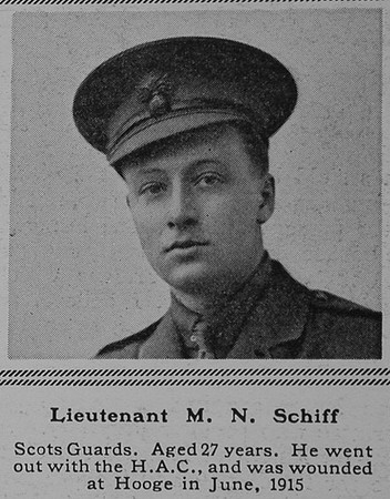 Schiff M N Lt 1st Scots Guards The Sphere 5th Aug 1916