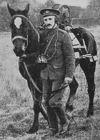 A Royal Engineers Laying Telephone Cable