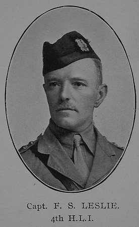Leslie F S Captain 4th Highland Light Infantry