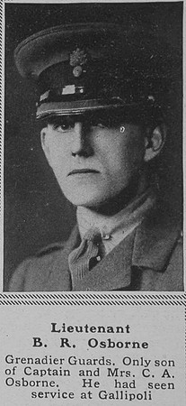 Osborne B R Lt 2nd Gren Guards The Sphere 21st Dec 1918