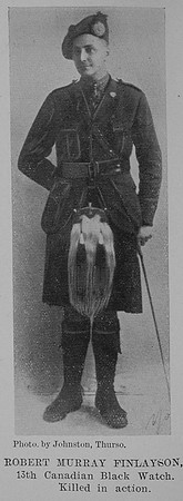 Finlayson R M Pte 1030432 13th Canadian Infantry (Quebec Regiment) The Sword Of The North Highland Memories Of The Great War - Dugald MacEchern