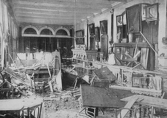 Damage To The Saloon Of The Grand Hotel Scarborough