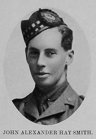 Smith J A H 2n Lt 11th Royal Scots St Andrews University Roll Of Honour
