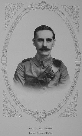 Wilson G W Pte Indian Defence Force William Graham Company