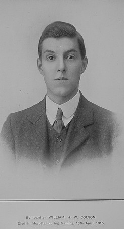 Colson W H W Bmdr 547 Royal Field Artillery
