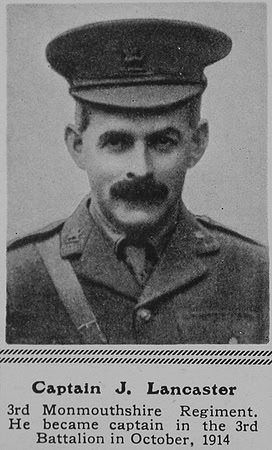 Lancaster J Captain 3rd Monmouthshire Regiment The Sphere 24th Jul 1915