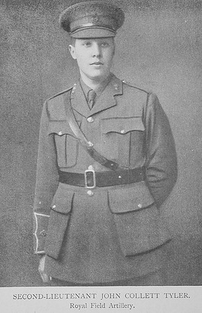 Tyler J C 2nd Lt Royal Field Artillery