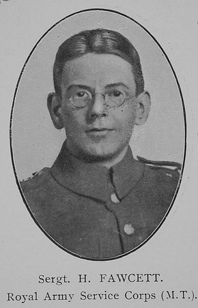 Fawcett H Sergt Army Service Corps William Graham Company