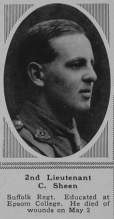 Sheen C 2nd Lt 11th Suffolk Regt The Sphere 23rd June 1917