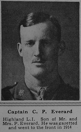 Everard C P Captain 3rd Highland Light Infantry The Sphere 3rd Mar 1917