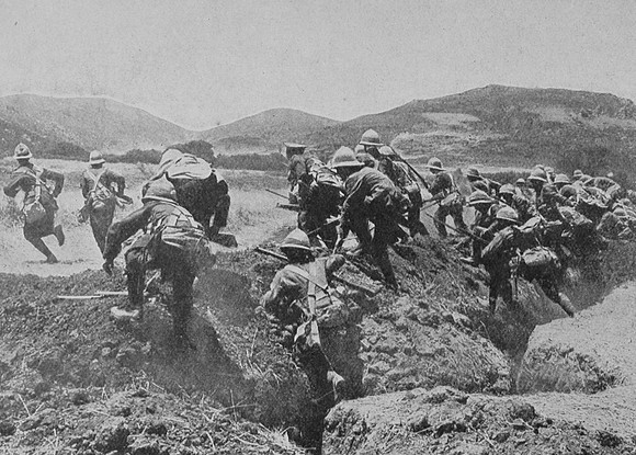The Charge Of The Royal Naval Division At Gallipoli