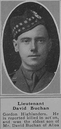 Buchan D Lt 1st Gordon Highlanders The Sphere 19th Oct 1918