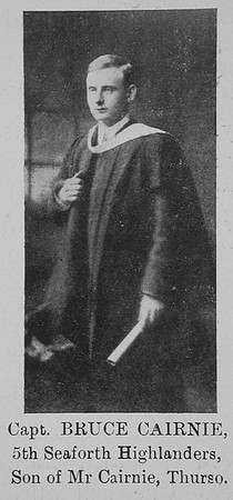 Cairnie B Captain 5th Seaforth Highlanders The Sword Of The North Highland Memories Of The Great War - Dugald MacEchern