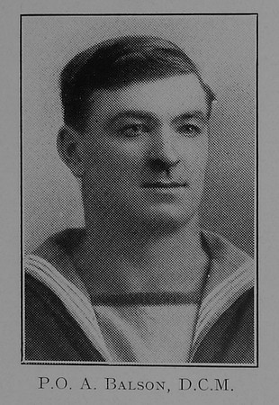Balson A PO DCM HMS Prince Of Wales Royal Navy