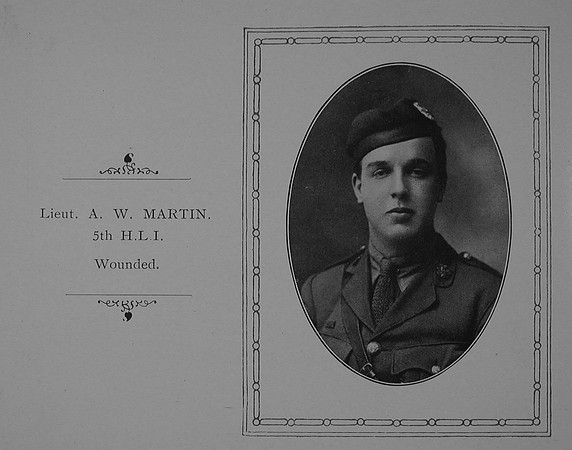 Martin A W Lt 5th Highland Light Infantry