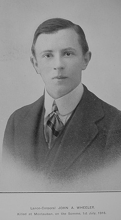 Wheeler J A LCpl G-1308 7th East Kent Regiment