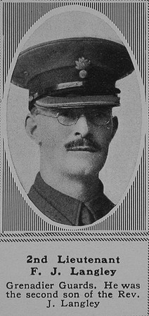 Langley F J 2nd Lt 2nd Gren Guards The Sphere 5th Oct 1918