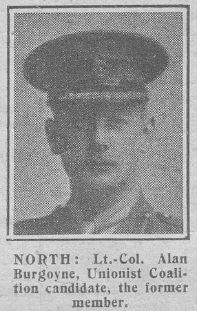 Burgoyne A Lt Col 17th Middlesex Regiment The Graphic 29th Nov 1918