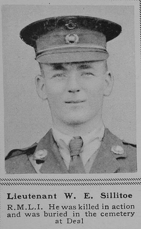 Sillitoe W E Lt Royal Marine Light Infantry The Sphere 11th May 1918