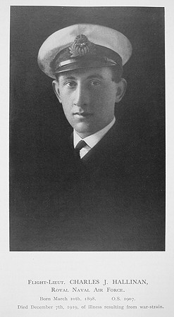 Hallinan C J Flt Lt Royal Naval Air Service