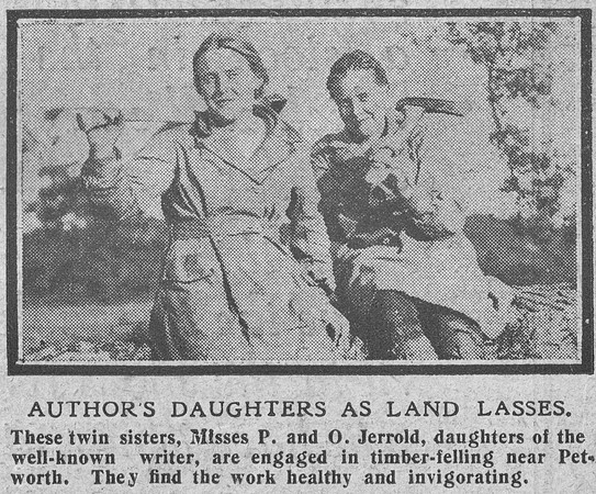 Jerrold P And O Miss Land Army The Graphic 3rd Dec 1918