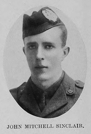 Sinclair J M 2nd Lt 13th Cameronians St Andrews University Roll Of Honour