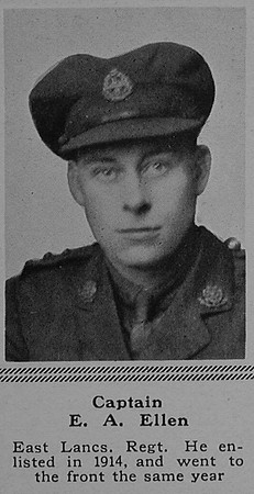 Ellen E A Captain 2nd East Lancashire Regiment The Sphere 10th Mar 1917