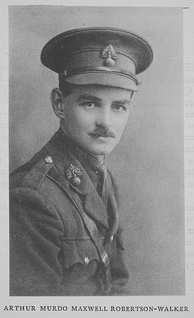 Robertson-Walker A M M Captain 8th Royal Fusiliers