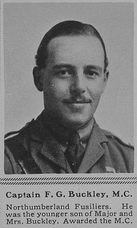 Buckley F G Captain MC Northumberland Fusiliers The Sphere 10th Nov 1917