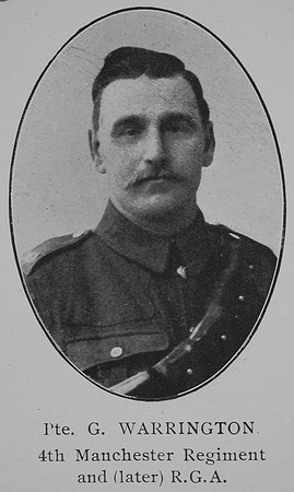 Warrington G Pte 4th Manchester Regiment William Graham Company