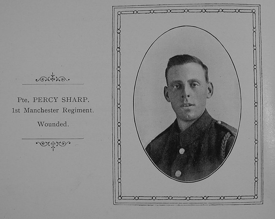Sharp P Pte 33290 1st Manchester Regiment William Graham Co Roll Of Honour