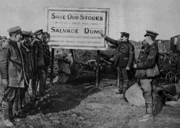 A Salvage Dump On The British Western Front