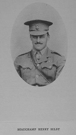 Selby B H Captain Northumberland Fusiliers