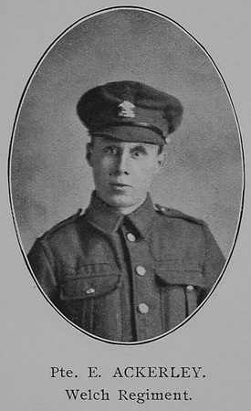 Ackerley E Pte Welsh Regiment William Graham Company