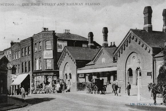 Sutton Railway Station c.1910