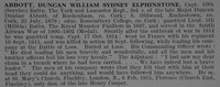 Abbott D W S E Captain 10th York And  Lancs Regiment Obit De Ruvignys Roll Of Honour Vol 2