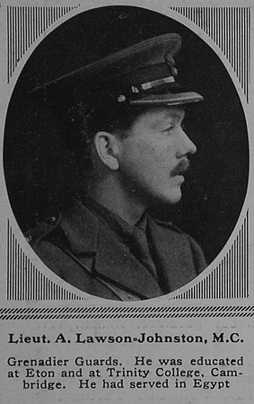 Lawson-Johnston A Lt MC 2nd Grenadier Guards The Sphere 24th Mar 1917