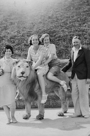 The Sunbeam Lion At Margate 1934