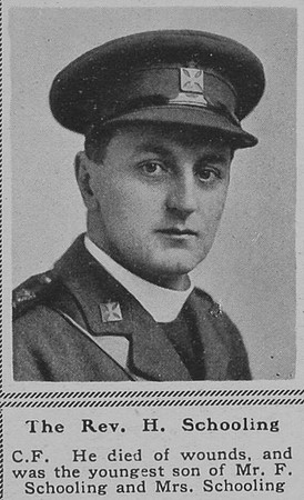 Schooling H Rev Army Chaplain The Sphere 1st Sep 1917