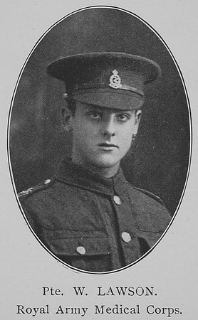 Lawson W Pte Royal Army Medical Corps William Graham Company