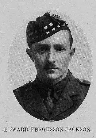 Jackson E F Lt MC 7th Seaforth Highlanders St Andrews University Roll Of Honour