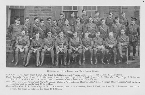Royal Scots Officers 4th Battalion