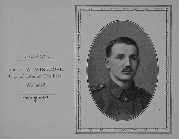 Wingrove F A Pte Royal Fusiliers William Graham Company