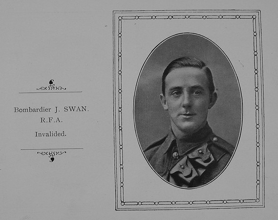 Swan J Bmdr Royal Field Artillery William Graham Co Roll Of Honour
