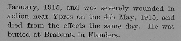 Benham J R 2nd Lt Royal Field Artillery Obit Part 3 The Bond Of Sacrifice Vol 2