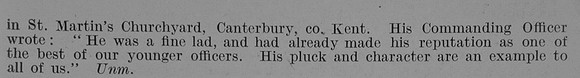 Heming C L P Lt 2nd Leinster Regiment Obit Part 2 De Ruvugnys Roll Of Honour Vol 3