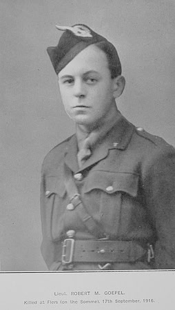 Goepel R M Lt 5th Seaforth Highlanders Attd MGC