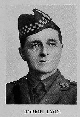Lyon R Lt 8th Argyll Sutherland Highlanders St Andrews University Roll Of Honour
