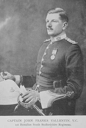 Vallentin J F Captain VC 1st South Staffs Regiment