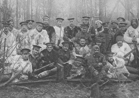 Soldiers From The Rifle Brigade Winter 1914